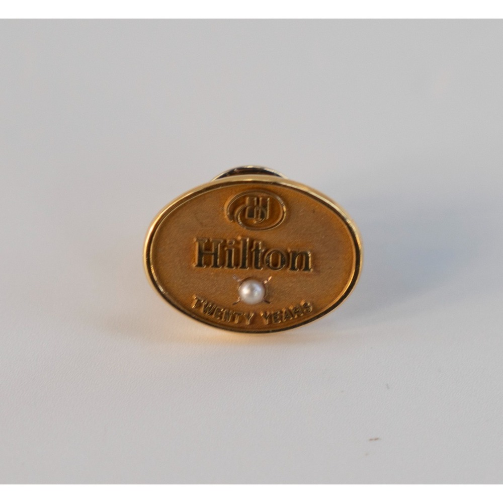 Hilton Hotel & Resorts: Gold Filled‎ Employee Pin 20 Years